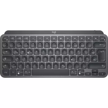 LOGITECH Minimālisma bezvadu izgaismotā tastatūra - MX KEYS MINI - Grafīts - Qwertz Deutsch