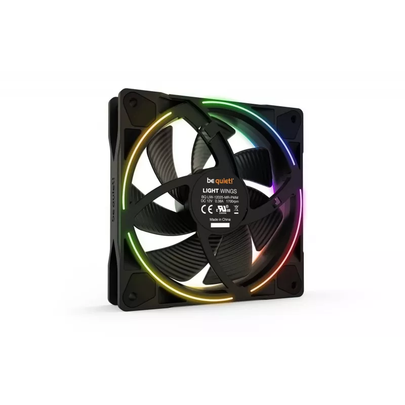 be quiet Light Wings 120mm ARGB PWM ventilators, melns