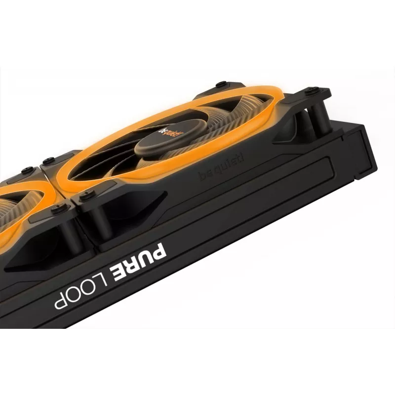 be quiet! Light Wings 140mm ARGB PWM High Speed ventilators, melns