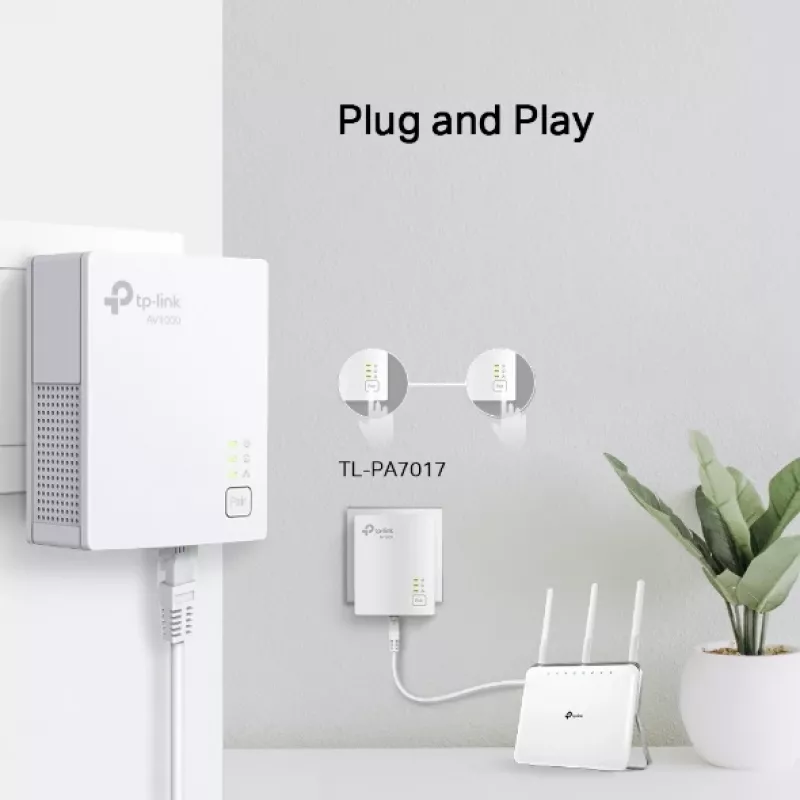 TP-Link TL-PA7019 KIT 1000 Mbit/s Ethernet LAN Balts