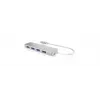ICY BOX IB-HUB1425-C3 USB 3.2 Gen 1 (3.1 Gen 1) Type-C 5000 Mbit/s Sudraba