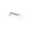ICY BOX IB-HUB1425-C3 USB 3.2 Gen 1 (3.1 Gen 1) Type-C 5000 Mbit/s Sudraba