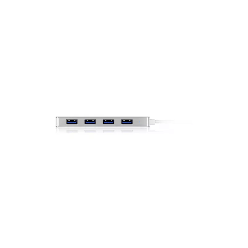 ICY BOX IB-HUB1425-C3 USB 3.2 Gen 1 (3.1 Gen 1) Type-C 5000 Mbit/s Sudraba
