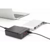 DIGITUS 4 portu USB lādētājs, 72W 1x USB-C (PD) 5,9,15,20V/3A, 3x USB-A 5V/2,4A, melns