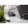 DIGITUS 4 portu USB lādētājs, 72W 1x USB-C (PD) 5,9,15,20V/3A, 3x USB-A 5V/2,4A, melns