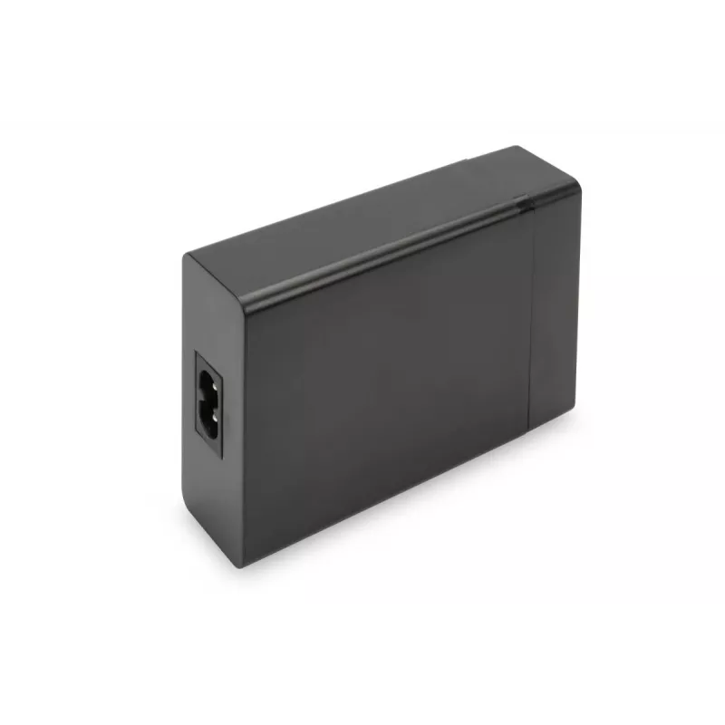 DIGITUS 4 portu USB lādētājs, 72W 1x USB-C (PD) 5,9,15,20V/3A, 3x USB-A 5V/2,4A, melns