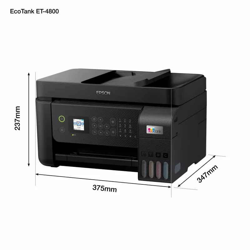 Epson EcoTank ET-4800 tintes printeris A4 5760 x 1440 DPI 33 lpp./min Wi-Fi