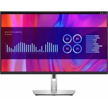 DELL P Series P3223DE datora monitors 80 cm (31,5 collu) 2560 x 1440 pikseļi Quad HD LCD Melns