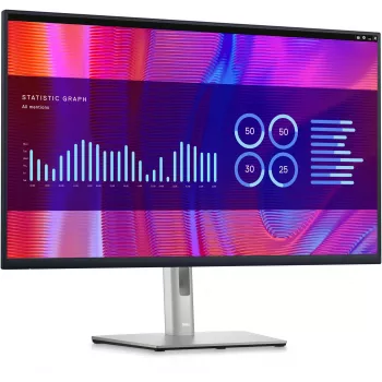 DELL P Series P3223DE datora monitors 80 cm (31,5 collu) 2560 x 1440 pikseļi Quad HD LCD Melns