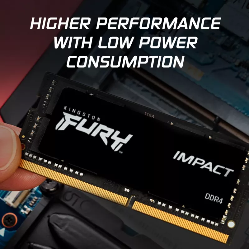 Kingston Technology FURY 32GB 3200MT/s DDR4 CL20 SODIMM (2 gab. komplekts) Impact