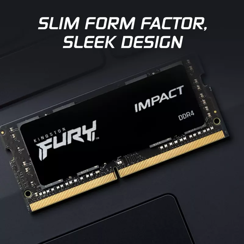 Kingston Technology FURY 32GB 3200MT/s DDR4 CL20 SODIMM (2 gab. komplekts) Impact