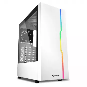 PC Case Sharkoon RGB Slider Midi Tower balta
