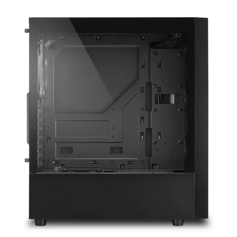 PC korpuss Sharkoon RGB Slider Midi Tower melns