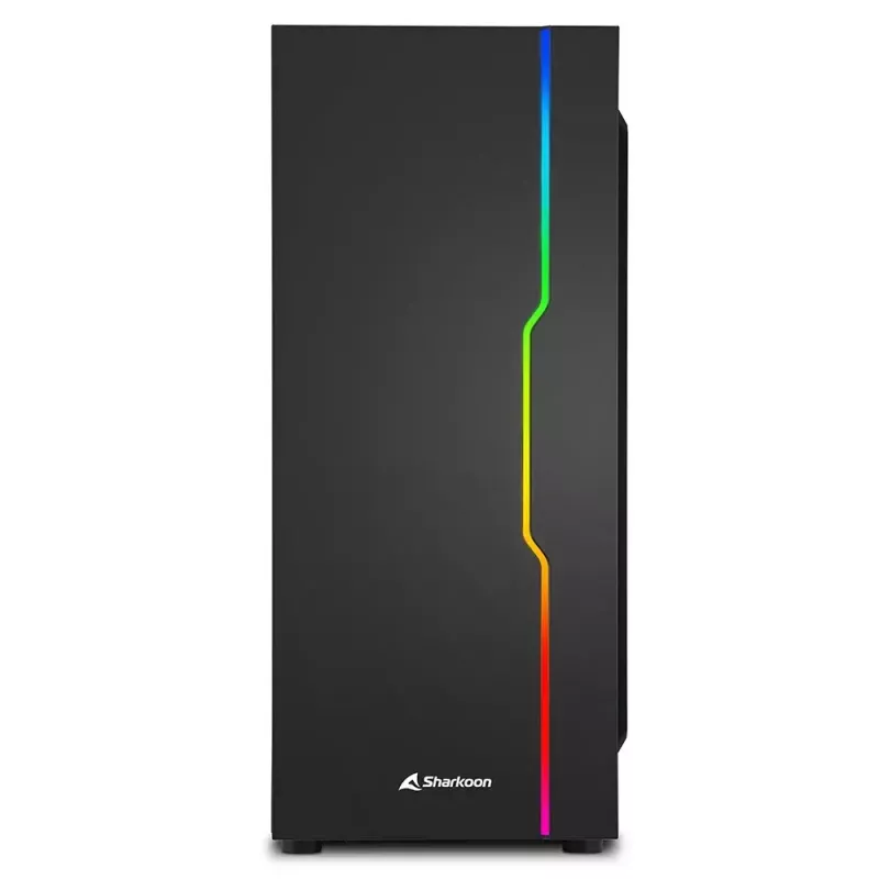 PC korpuss Sharkoon RGB Slider Midi Tower melns