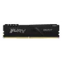 Kingston Technology FURY Beast 8GB 3600MT/s DDR4 CL17 DIMM Melns