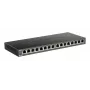 D-Link DGS-1016S Nepārvaldīts Gigabit Ethernet (10/100/1000) Melns