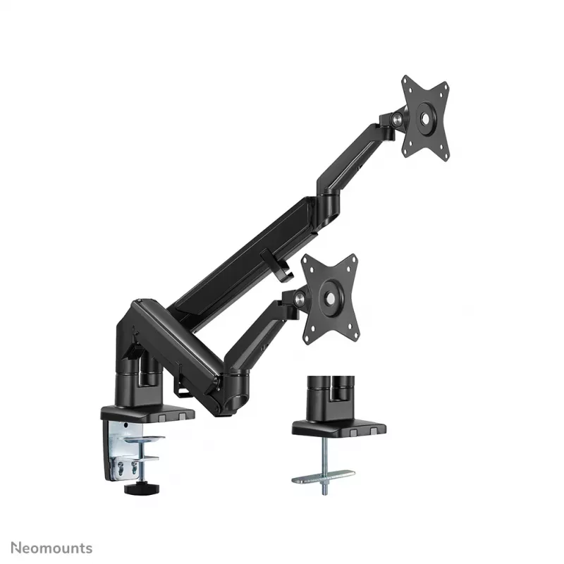 Neomounts DS70-810BL2 Monitors stiprinājuma roka 17-32 collas - gāzes atspere - vietas taupīšana - 180°-stop