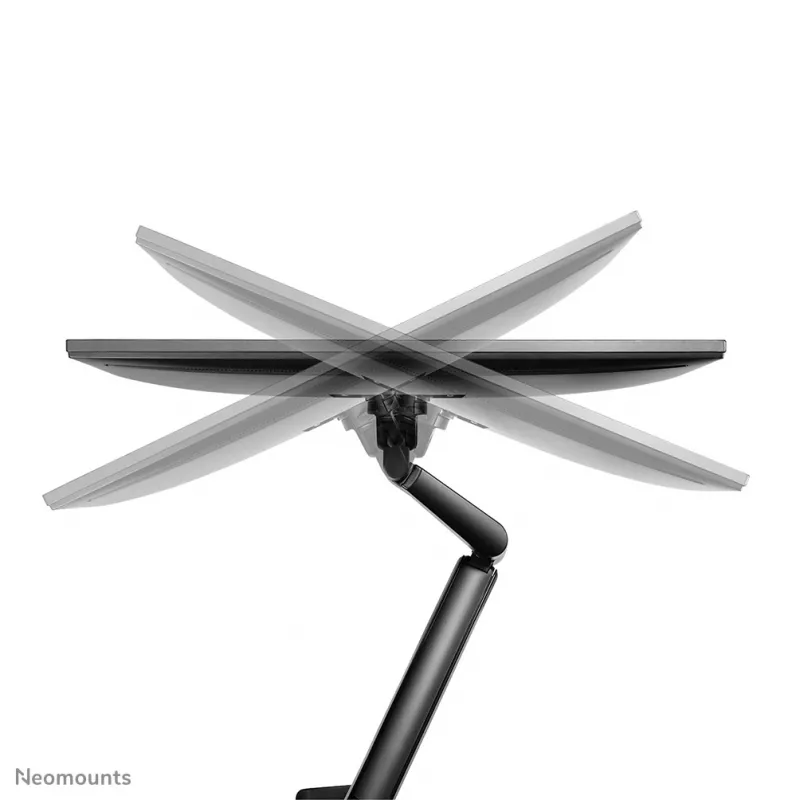 Neomounts DS70-810BL2 Monitors stiprinājuma roka 17-32 collas - gāzes atspere - vietas taupīšana - 180°-stop