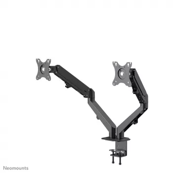 Neomounts DS70-700BL2 monitora plecs 17–27 collas - gāzes atspere, skava, 7 kg, 43,2 cm (17 collas), 68,6 cm (27 collas), 100 x 100 mm, melns