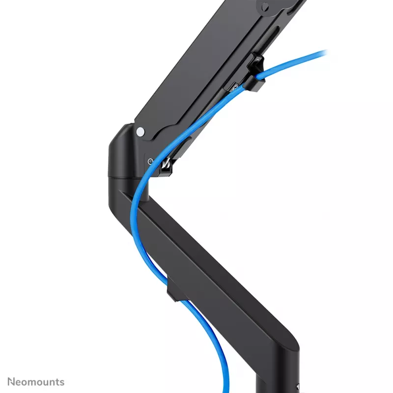 Neomounts DS70-700BL2 monitora plecs 17–27 collas - gāzes atspere, skava, 7 kg, 43,2 cm (17 collas), 68,6 cm (27 collas), 100 x 100 mm, melns