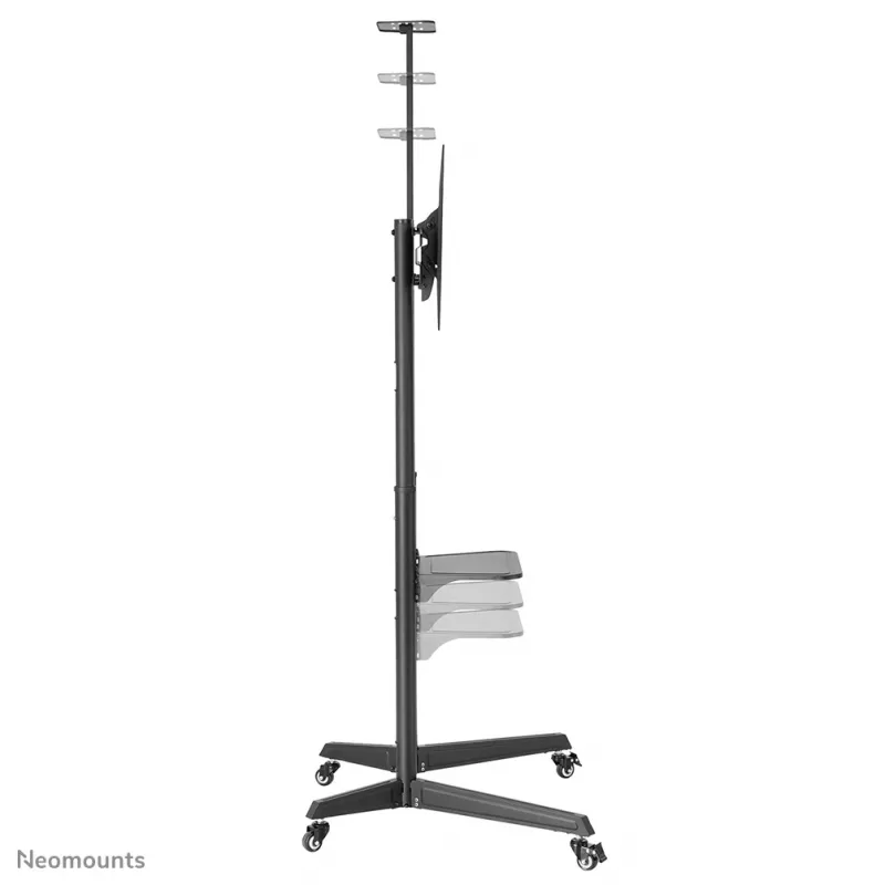 Neomounts FL50-550BL1 TV ratiņi 37-70 collas, melns, pārnēsājams grīdas statīvs, tērauds, 50 kg, 94 cm (37 collas), 177,8 cm (70 collas)