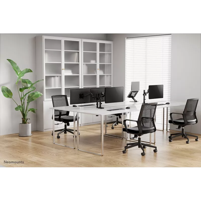 Neomounts DS70-750BL2 monitora statīvs 17-27 collas - gāzes atspere, skava/caurums, 7 kg, 43,2 cm (17 collas), 68,6 cm (27 collas), 100 x 100 mm, melns