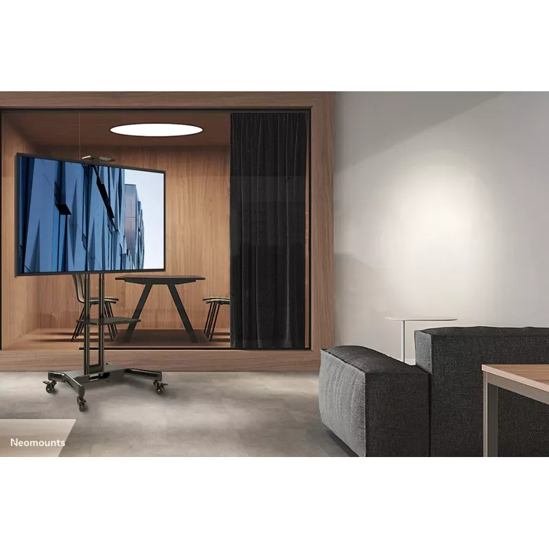 Neomounts NM-M1700Melns TV trolley 32-75 inch, Melns, Fixed floor stand, Steel, 50 kg, 81.3 cm (32 inch), 190.5 cm (75 inch)