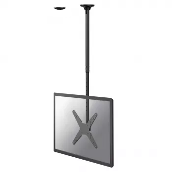 Neomounts FPMA-C340Melns monitora/TV stiprinājums pie griestiem 32-75 collas - augstums 106-156 cm