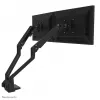 Neomounts FPMA-D750DMelns2 Monitora roka 10-32 collas - gāzes atspere - Topfix - 180° atdura