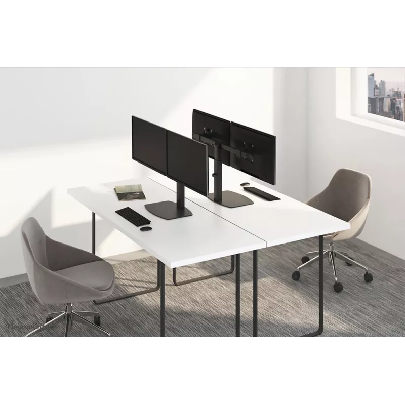 Neomounts FPMA-D865DMelns Monitora statīvs 10-27 collas - gāzes atspere