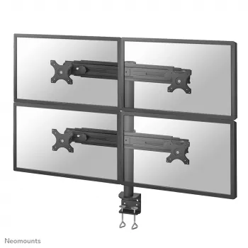 Neomounts FPMA-D700D4 Monitora svira 19-30 collas, Skava, 8 kg, 48,3 cm (19 collas), 76,2 cm (30 collas), 100 x 100 mm, Melna