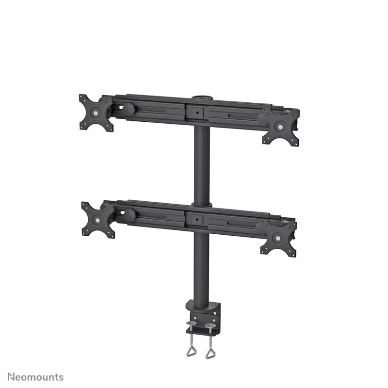 Neomounts FPMA-D700D4 Monitora svira 19-30 collas, Skava, 8 kg, 48,3 cm (19 collas), 76,2 cm (30 collas), 100 x 100 mm, Melna