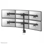 Neomounts FPMA-D700D6 Monitora statīvs 19-27 collu, Skavas stiprinājums, 8 kg, 48,3 cm (19 collas), 68,6 cm (27 collas), 100 x 100 mm, Melns