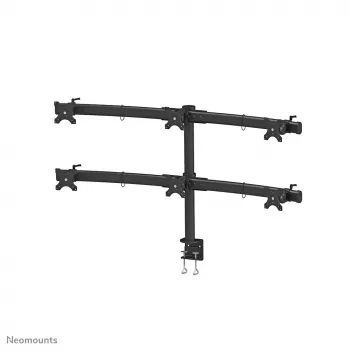 Neomounts FPMA-D700D6 Monitora statīvs 19-27 collu, Skavas stiprinājums, 8 kg, 48,3 cm (19 collas), 68,6 cm (27 collas), 100 x 100 mm, Melns