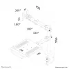 Neomounts FPMA-D960NOTEBOOK Monitora svira ar klēpjdatora turētāju 10-27 collas