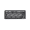 LOGITECH Mx Mechanical Mini minimālistiskā bezvadu apgaismojamā tastatūra - grafīta, Tactile Quiet, QWERTZ, vācu