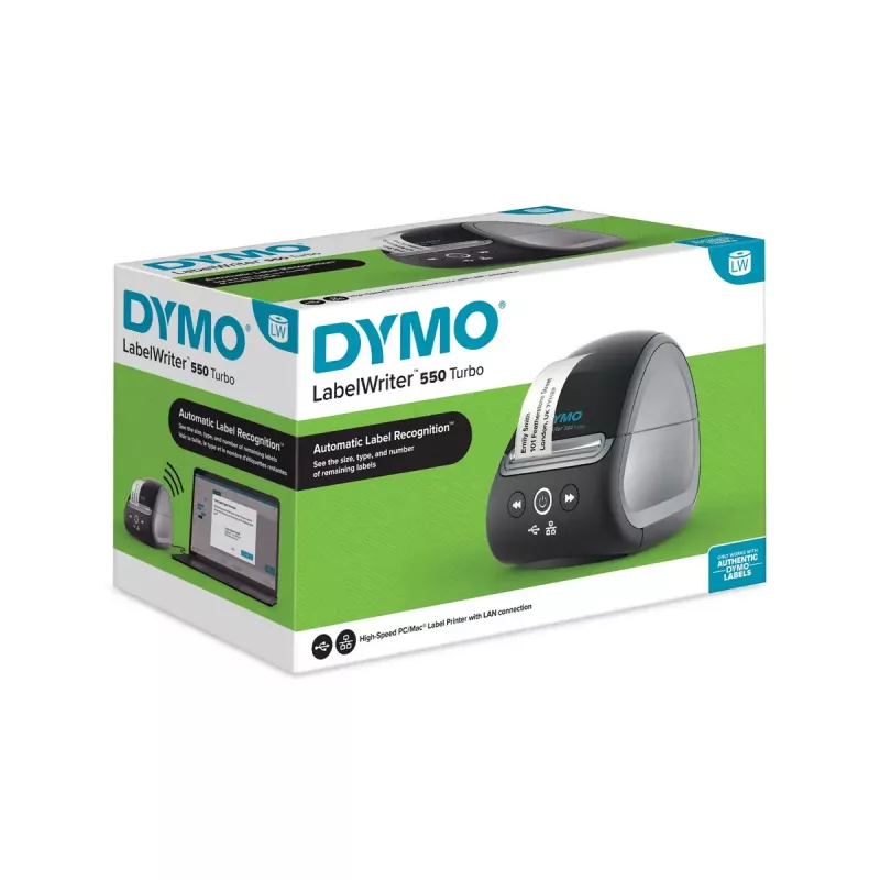 Etiķešu printeris DYMO LabelWriter 550 Turbo
