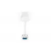 DIGITUS USB 3.0, 3 portu HUB un Gigabit LAN adapteris 3xUSB A/F, 1xUSB A/M, 1xRJ45 LAN, atbalsta Windows un Mac OS