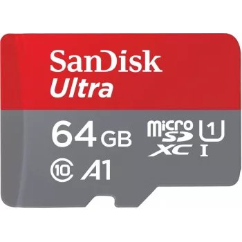 WESTERN DIGITAL SanDisk Ultra micro SDXC 64GB plus SD Adapter 140MB/s A1 Class 10 UHS-I - Attēlveidošanas iepakojums