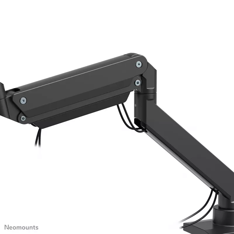 Neomounts NM-D775DX3Melns monitora roka 17-27 collas - gāzes atspere - Topfix - 180°-stop