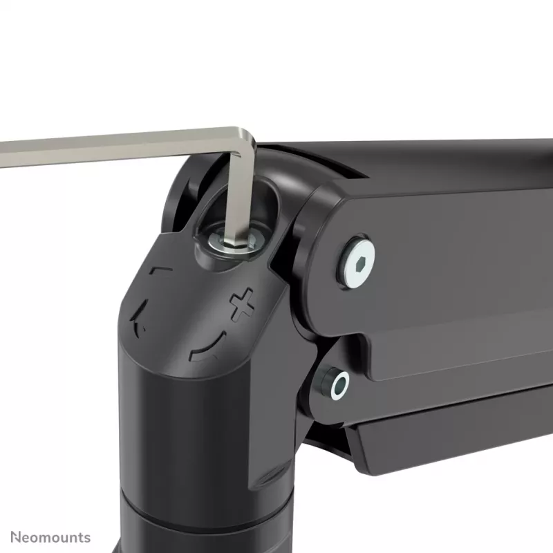 Neomounts NM-D775DX3Melns monitora roka 17-27 collas - gāzes atspere - Topfix - 180°-stop