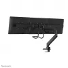 Neomounts NM-D775DX3Melns monitora roka 17-27 collas - gāzes atspere - Topfix - 180°-stop