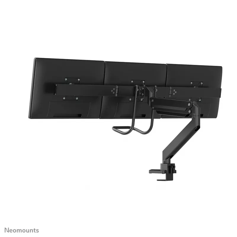Neomounts NM-D775DX3Melns monitora roka 17-27 collas - gāzes atspere - Topfix - 180°-stop