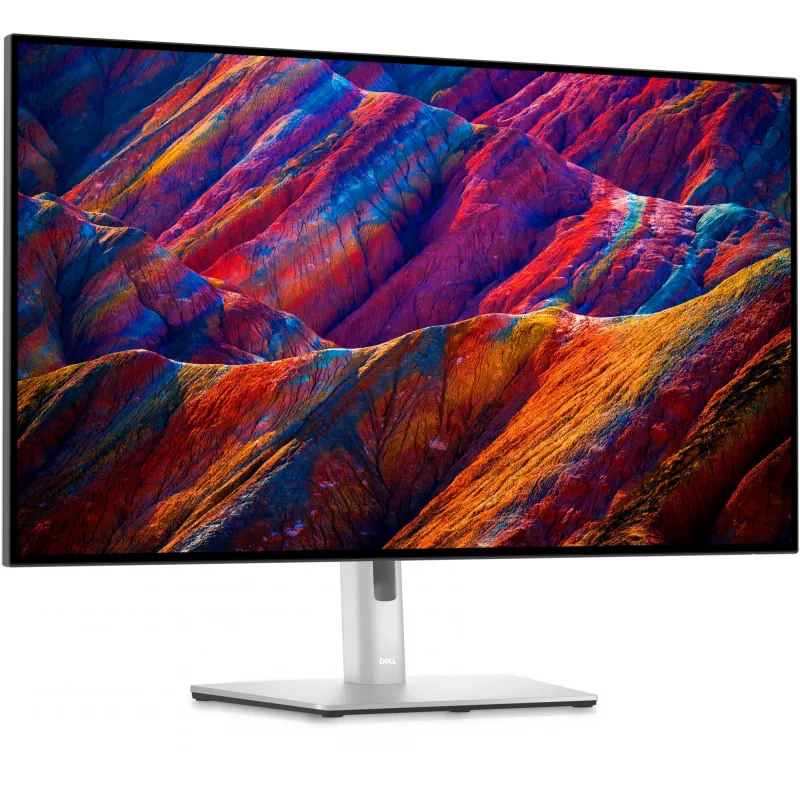 DELL UltraSharp 32 4K USB-C Hub Monitoris - U3223QE, 80 cm (31,5 colli), 3840 x 2160 pikseļi, 4K Ultra HD, LCD, 8 ms, Sudraba