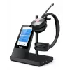 Yealink WH66 Dual UC-DECT bezvadu austiņas, bezvadu, biroja/zvanu centrs, 20 - 20000 Hz, 127 g, galvas austiņas, melna