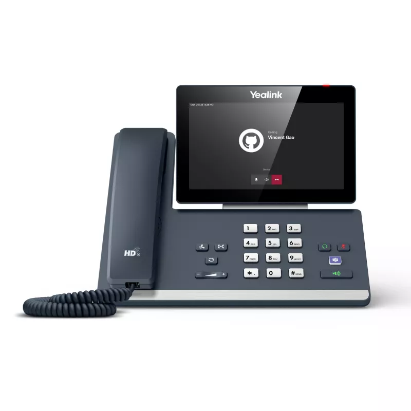 Yealink MP58 Microsoft Teams Edition, IP tālrunis, Pelēks, Vadu klausule, Galda, Android, Microsoft Teams