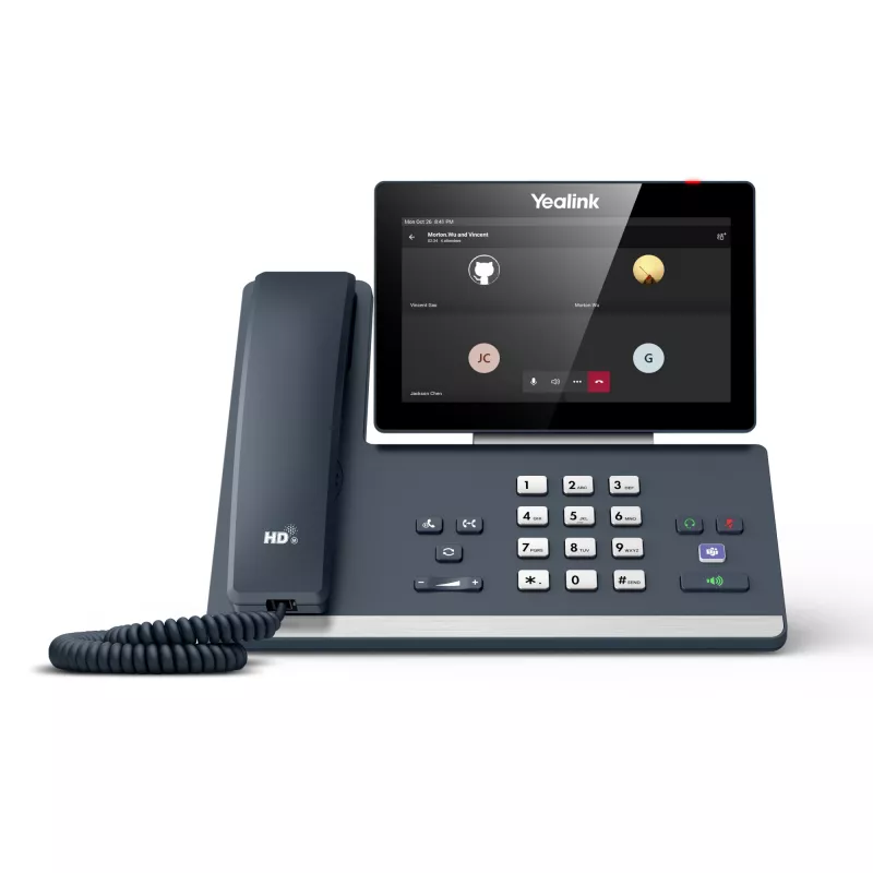 Yealink MP58 Microsoft Teams Edition, IP tālrunis, Pelēks, Vadu klausule, Galda, Android, Microsoft Teams