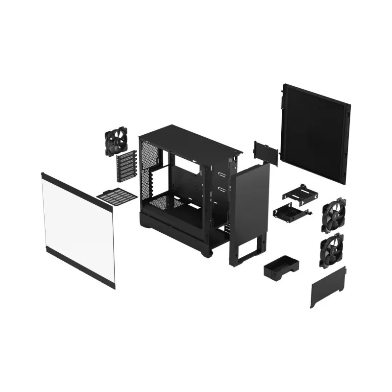 FRACTAL DESIGN Fractal Design Pop Silent Melns Tg Clear Tint