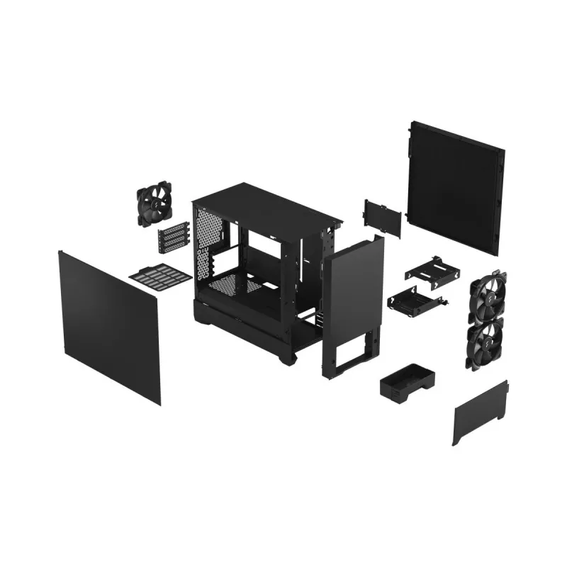 FRACTAL DESIGN Fractal Design Pop Mini Silent Melns Solid