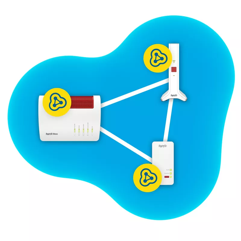Repeater 3000 AX Tīkla atkārtotājs 2400 Mbit/s Balts